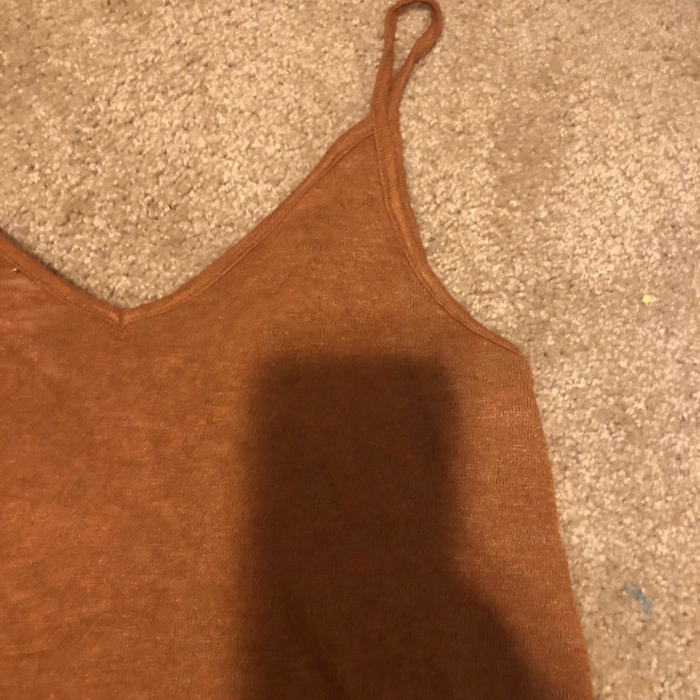 Orange tank top